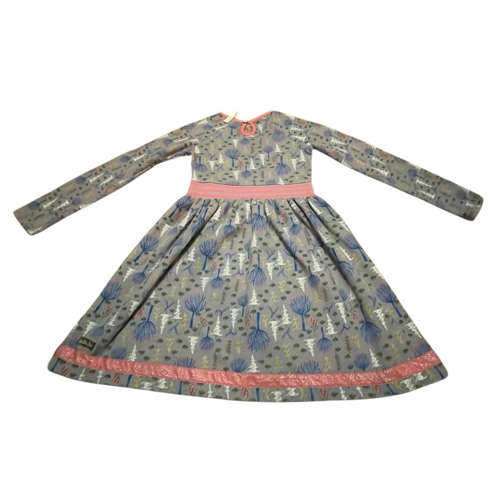 Matilda Jane Coral Trim Dress Christmas Holiday